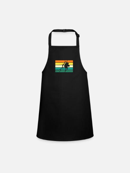 Hobby Horse Hobby Horsing - Children's Apron - black - Front