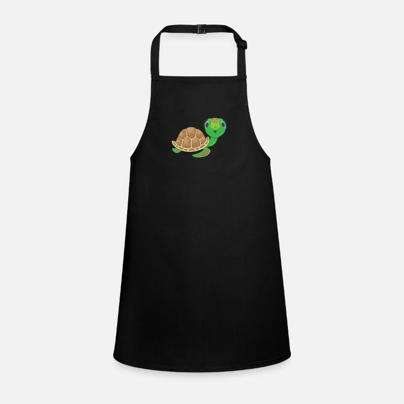 Tortue Kawaii : Charme Doux Tablier Enfant