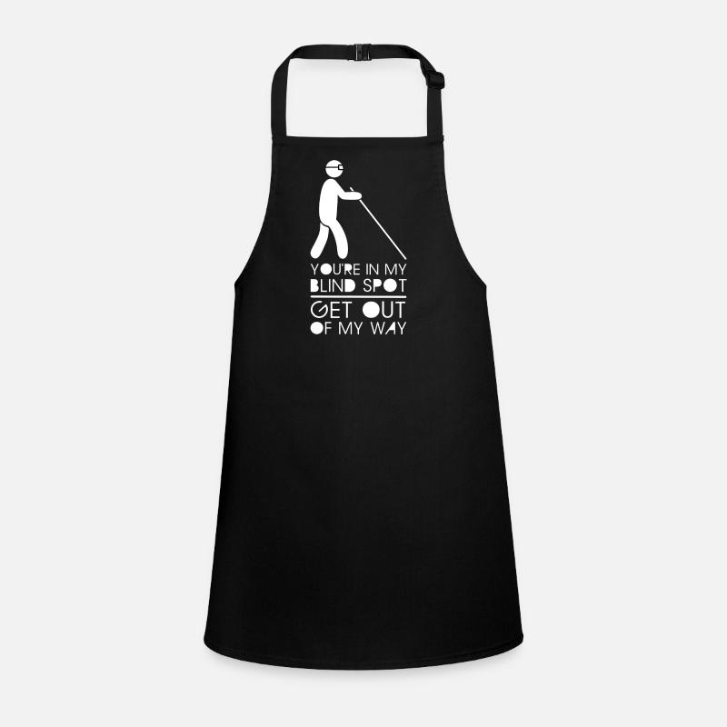 Blinder Blind Sehbehindert Witzig Geschenk Schürze für Kinder