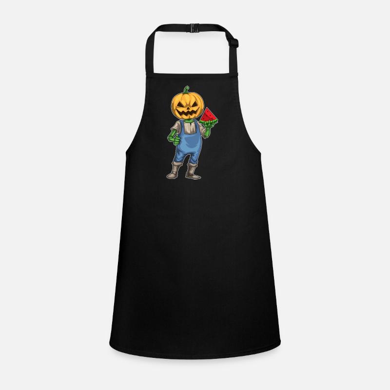 Jack O'Lantern Halloween Watermelon Children's Apron