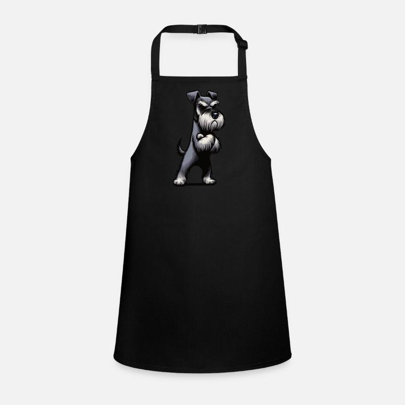 Schnauzer Schnauzer géant Propriétaire du Schnauzer Tablier Enfant