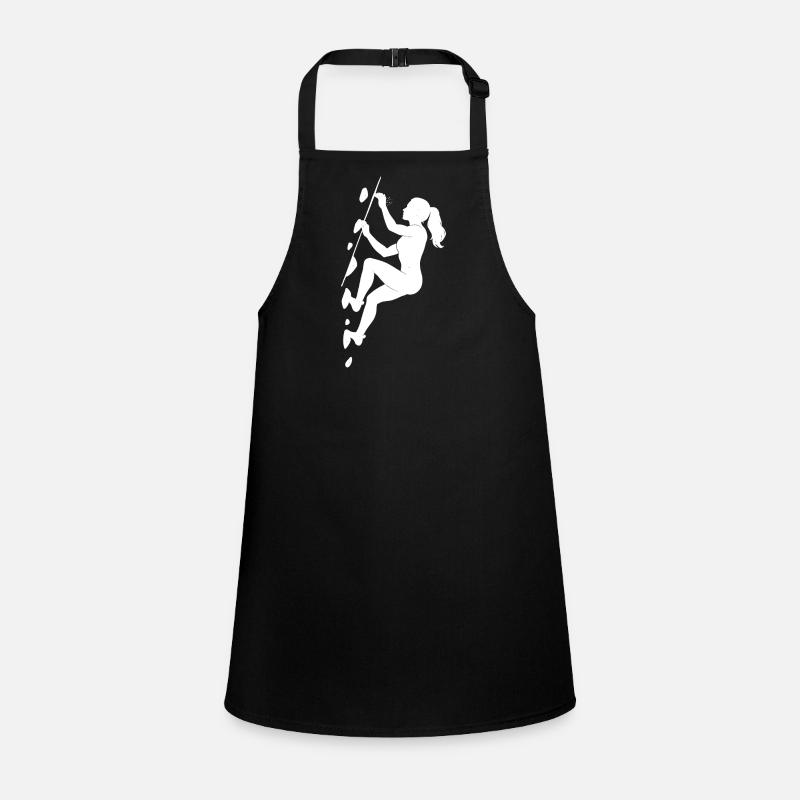 Silhouette de Boulder – Esthétique & Focus sur la craie Tablier Enfant