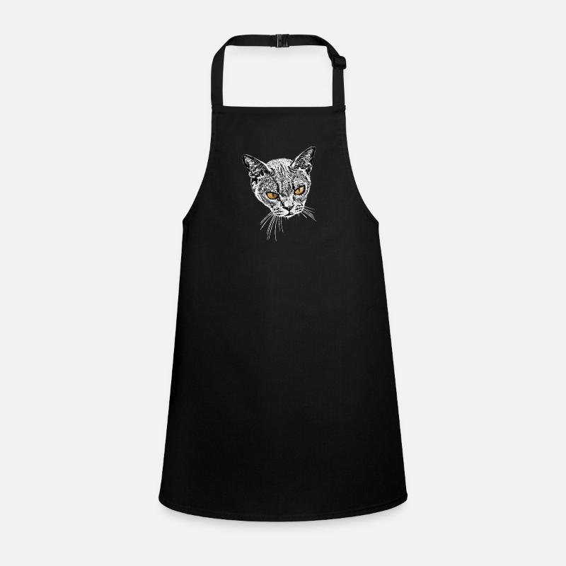evil rental cat Children's Apron