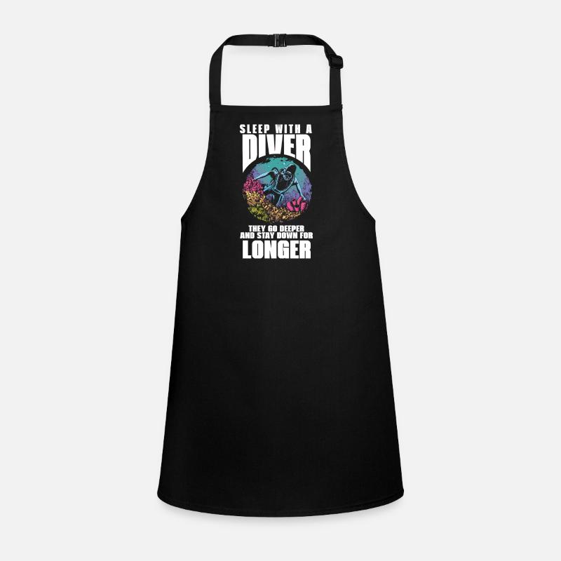 Sleep with a diver - draught and endurance Children's Apron