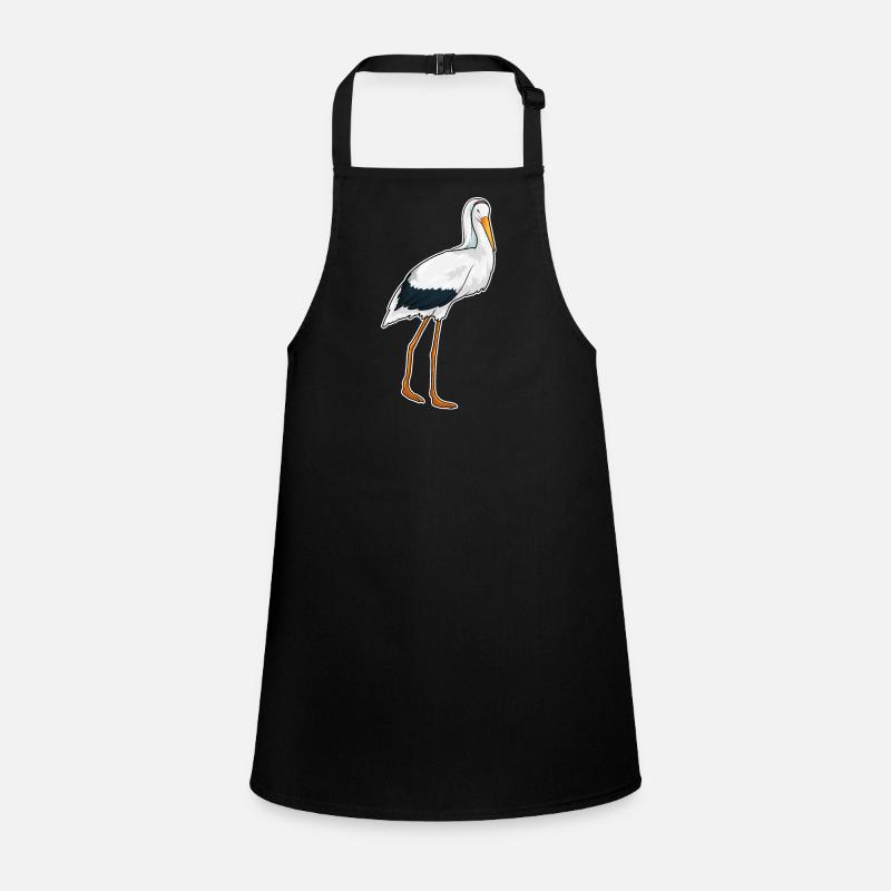 Stork Bride Veil Wedding Children's Apron