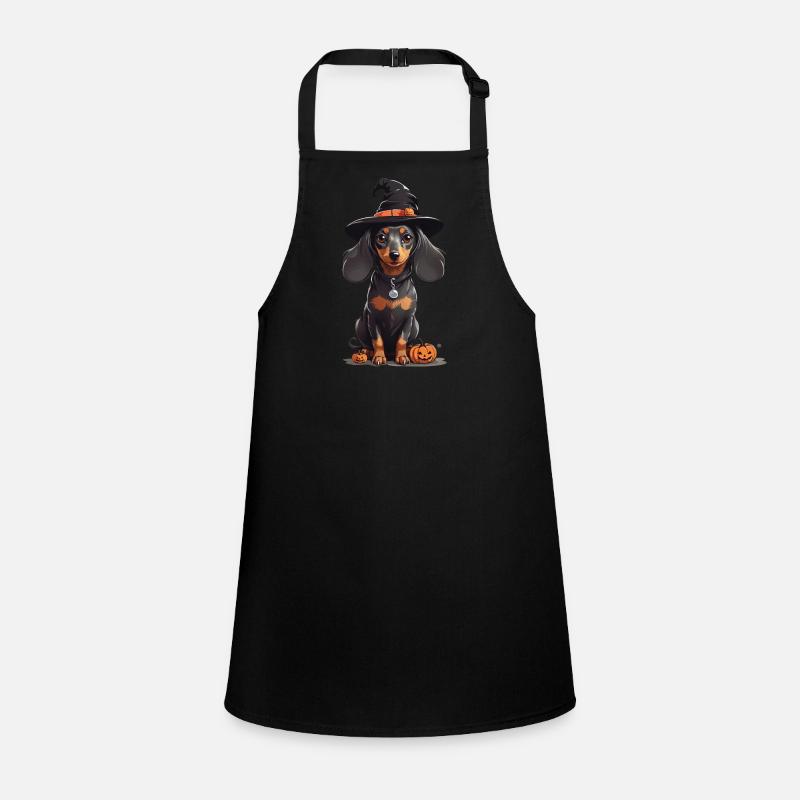 Sorcières teckel Halloween chien Magic Design Tablier Enfant