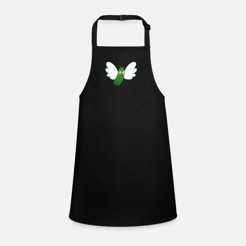 flying cucumber Children's Apron