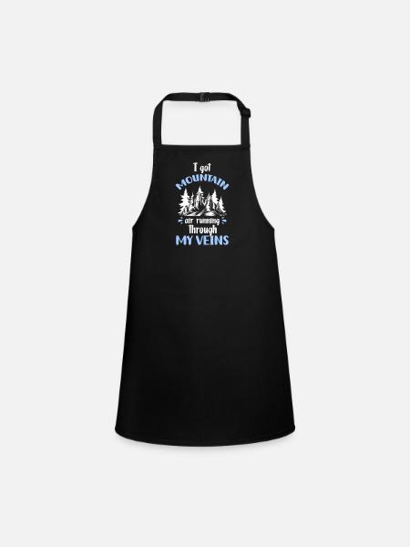 Nature Conservation Wood Mountains - Tablier Enfant - noir - Devant