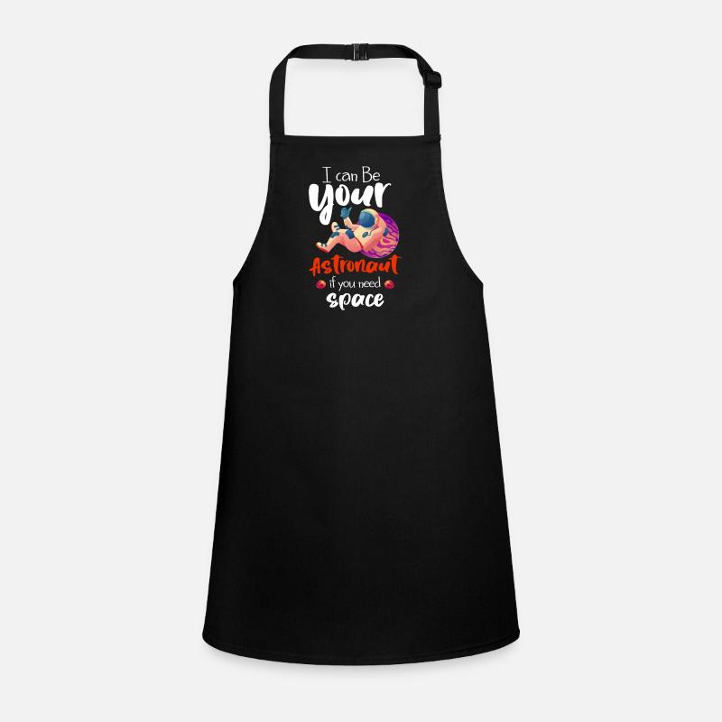 Space Logo Star Spaceman Children's Apron