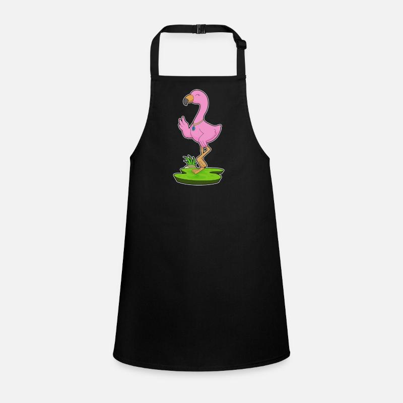 Flamingo Halskette Schürze für Kinder