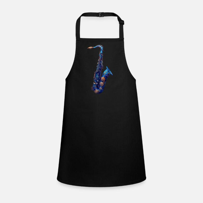 Saxophone Poisson Tablier Enfant