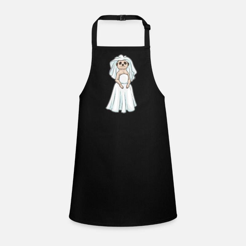 Suricate Voile de mariée Mariage Tablier Enfant