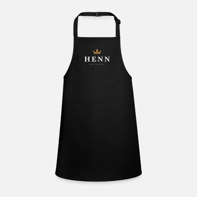 Henn Original Familienlogo Schürze für Kinder