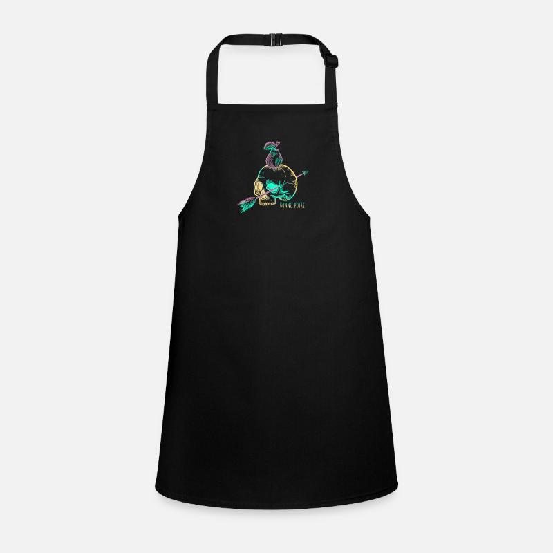 Skull pear yellow Children's Apron