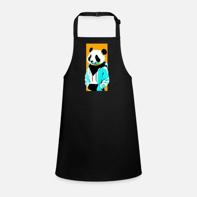 Panda en sweat à capuche Tablier Enfant