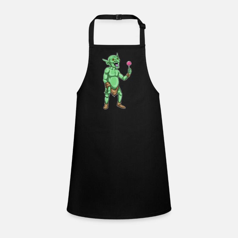 Leprechaun Halloween Lollipops Children's Apron