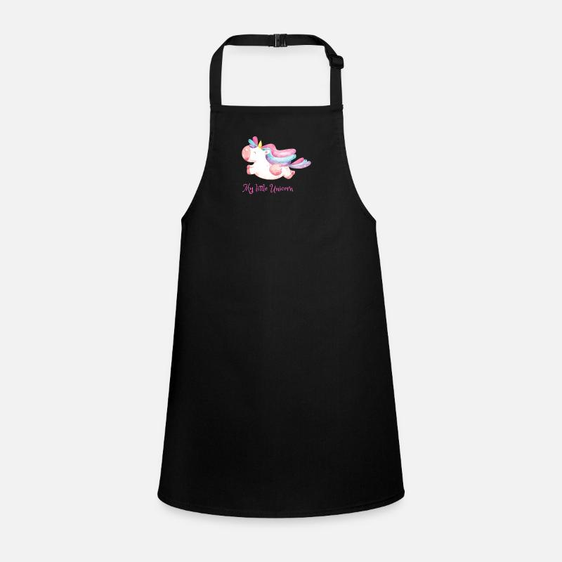 Mein kleines Einhorn Regenbogen Schürze für Kinder