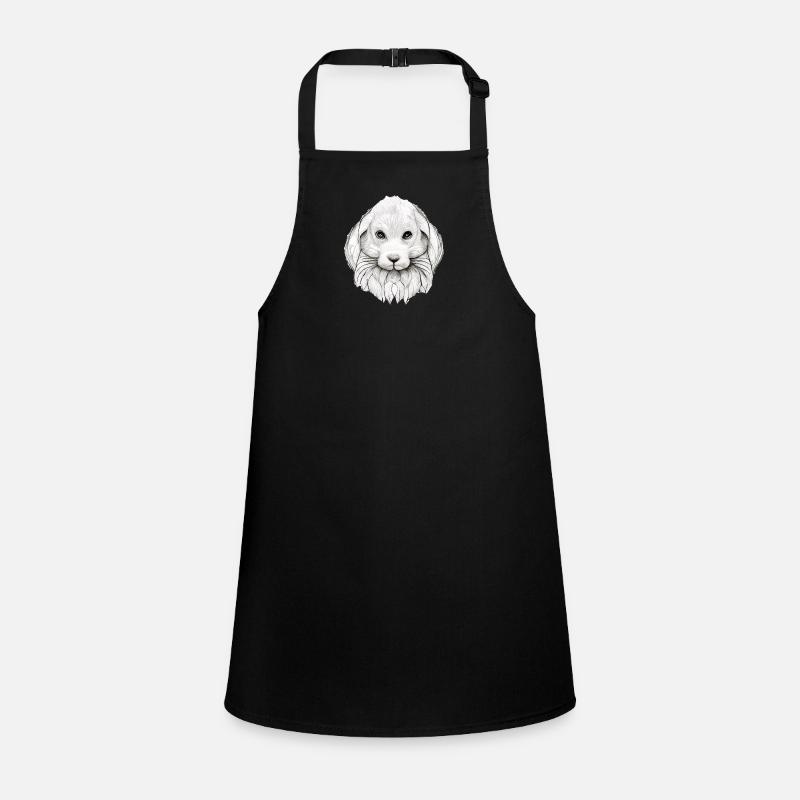 Rabbit in Comic Style Children's Apron