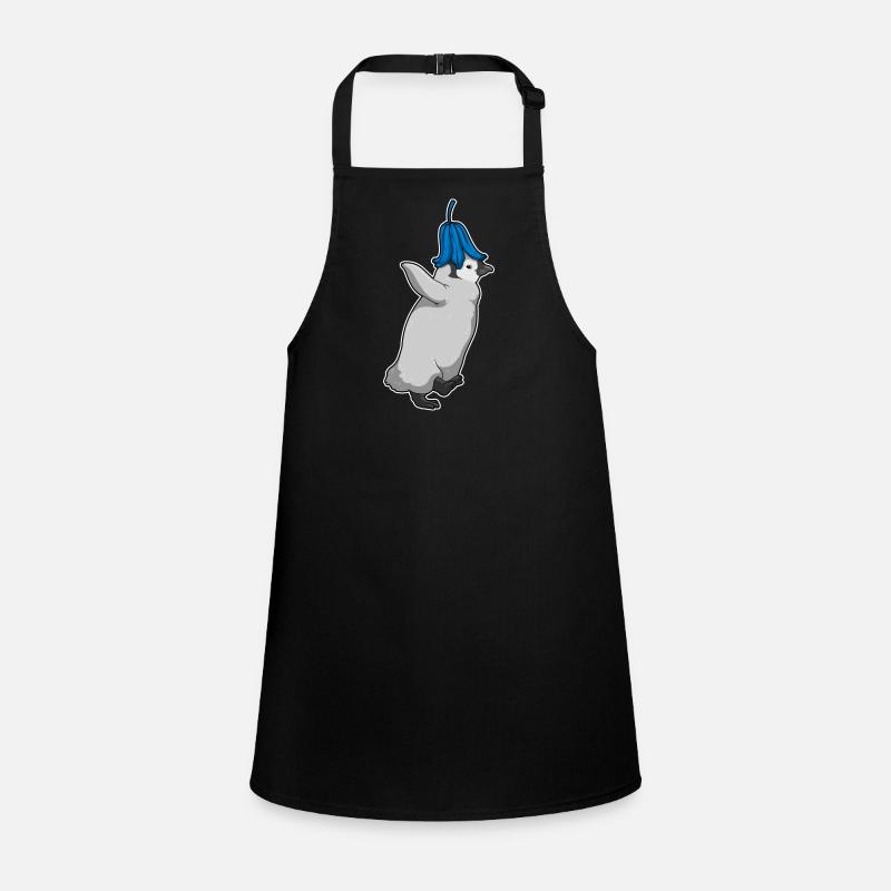 Pinguin Glockenblume Blumen Schürze für Kinder