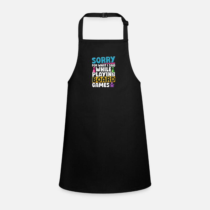 Playing Board Games Board Game Children's Apron