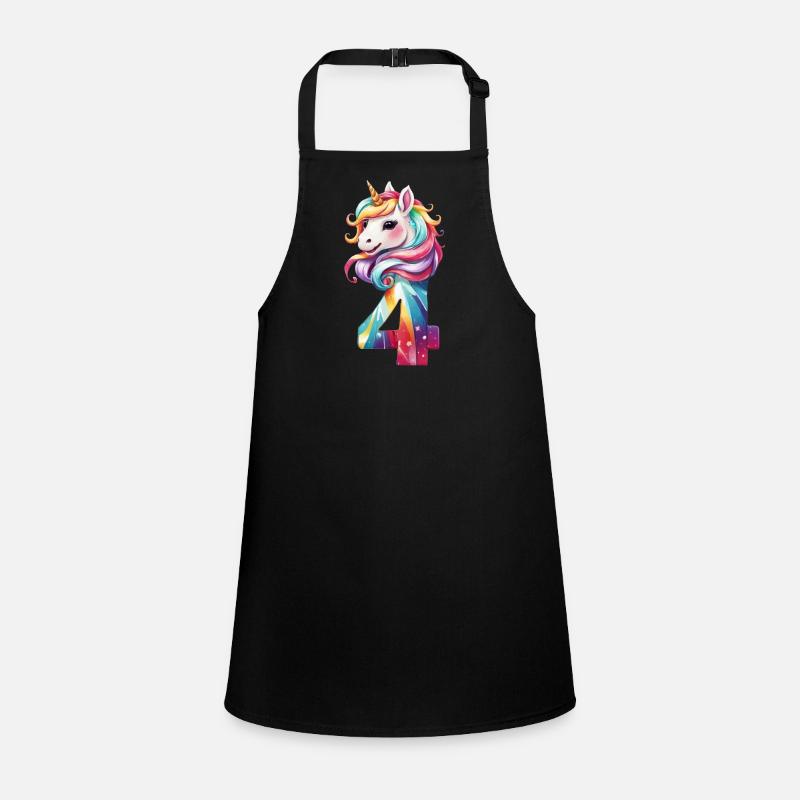 4E ANNIVERSAIRE LICORNE Tablier Enfant