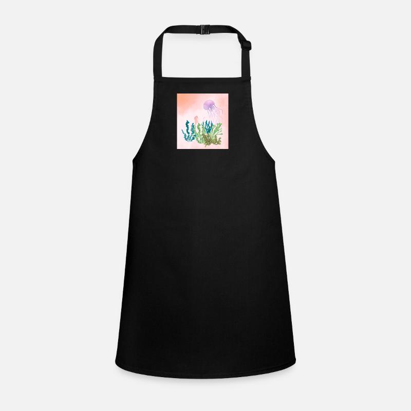 Pastel Sea Underwater Forest Children's Apron