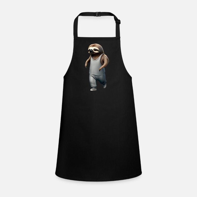 Jogging Sloth Beginner Sport Children's Apron