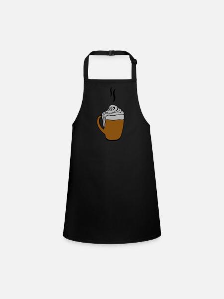 hot chocolate - Children's Apron - black - Front