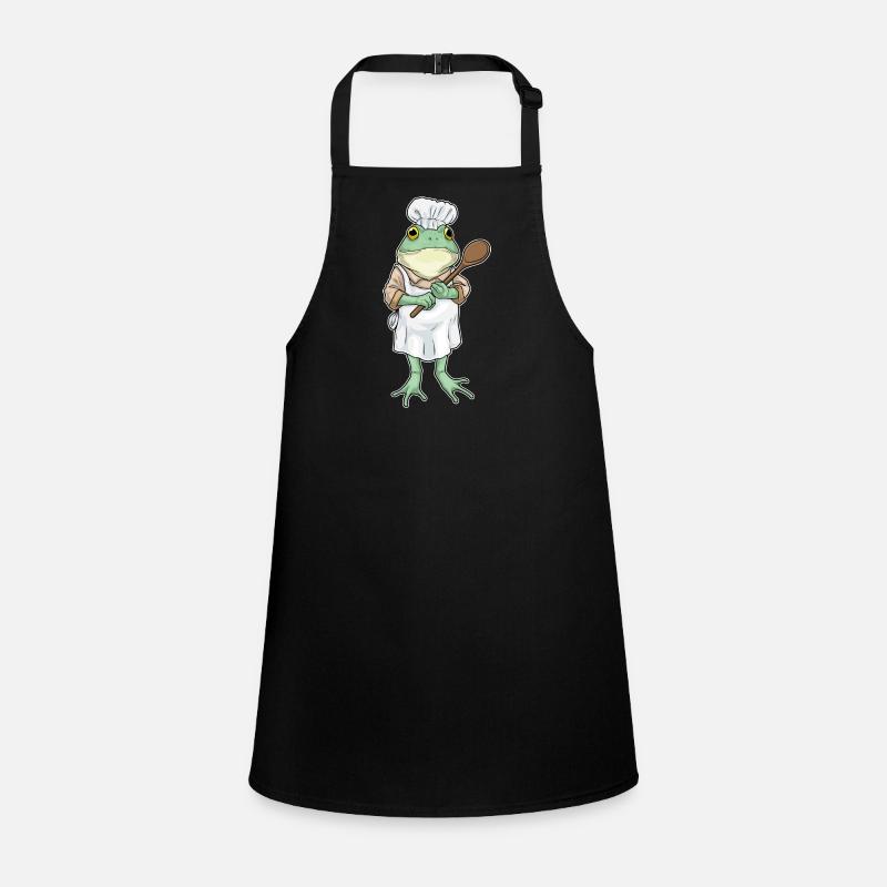 Frosch Koch Kochlöffel Kochen Schürze für Kinder