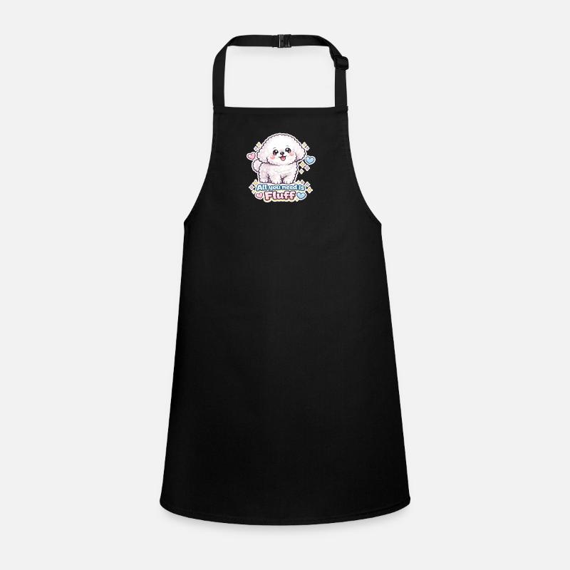 Tout ce dont vous avez besoin, c’est du fluff - Un design de chien bichon mignon Tablier Enfant