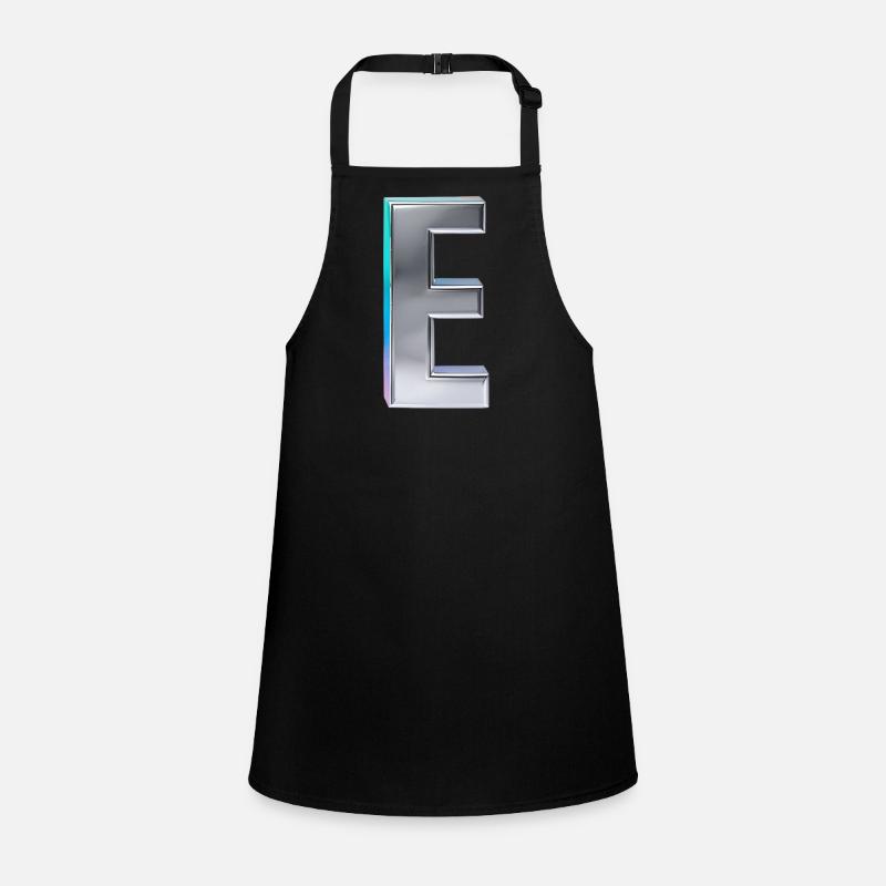 Chrome ,, E " Metallic Children's Apron