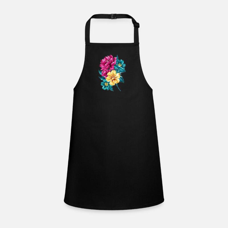 Blumenstrauß Schürze für Kinder