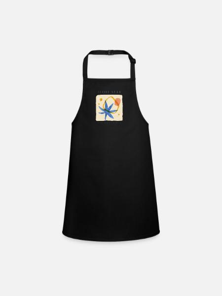 Citation Star - Tablier Enfant - noir - Devant