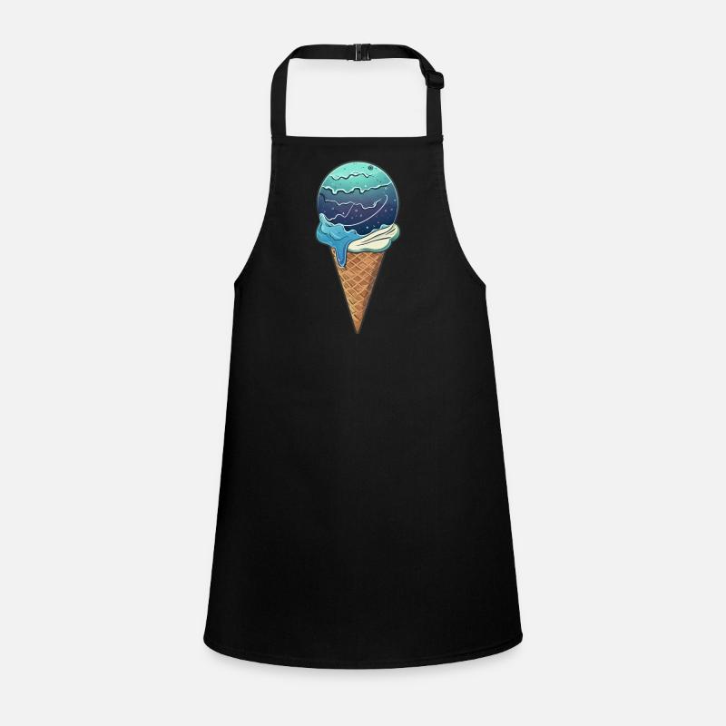 Ice planet Uranus Children's Apron