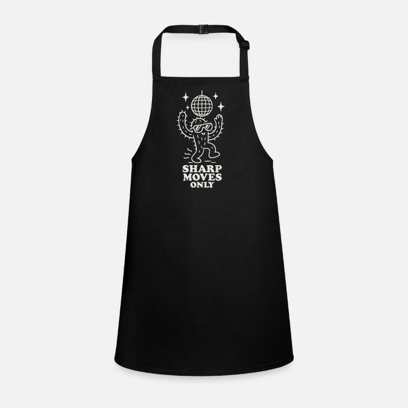 Disco Cactus: Only Sharp Movements Children's Apron