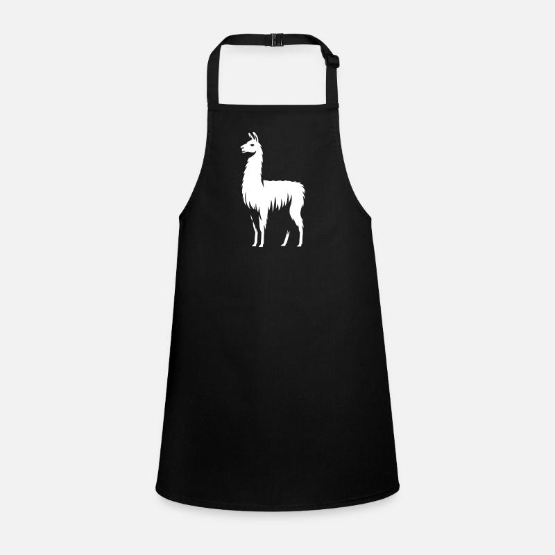 Silhouette de lama Tablier Enfant
