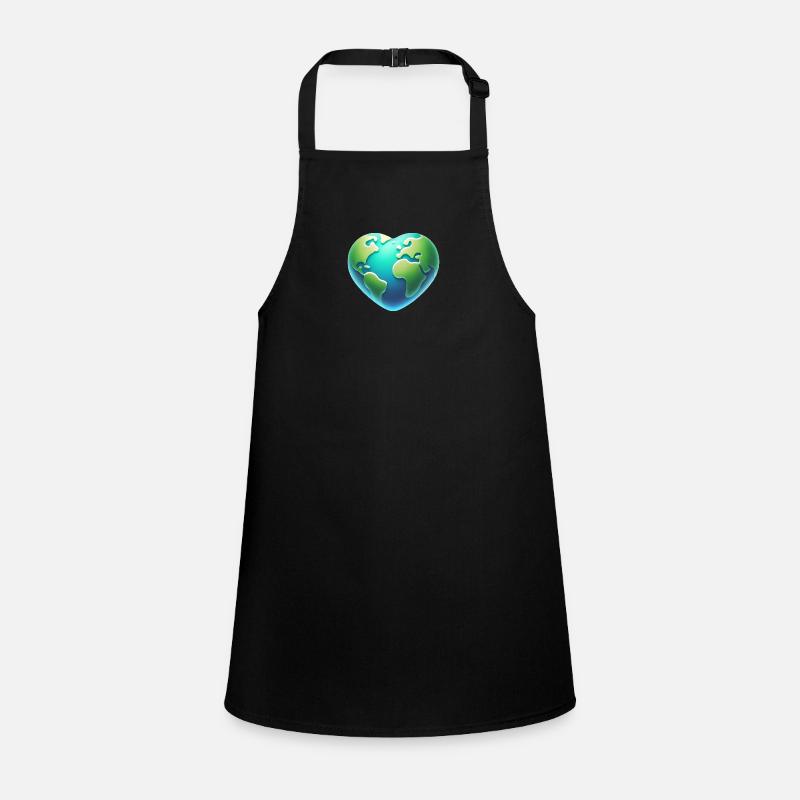 HeartShaped Earth Eco Design Children's Apron