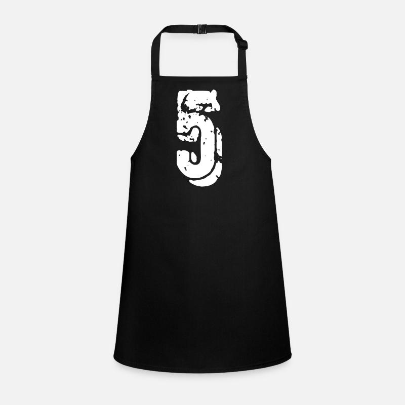 5 Zahl Trikot Schürze für Kinder