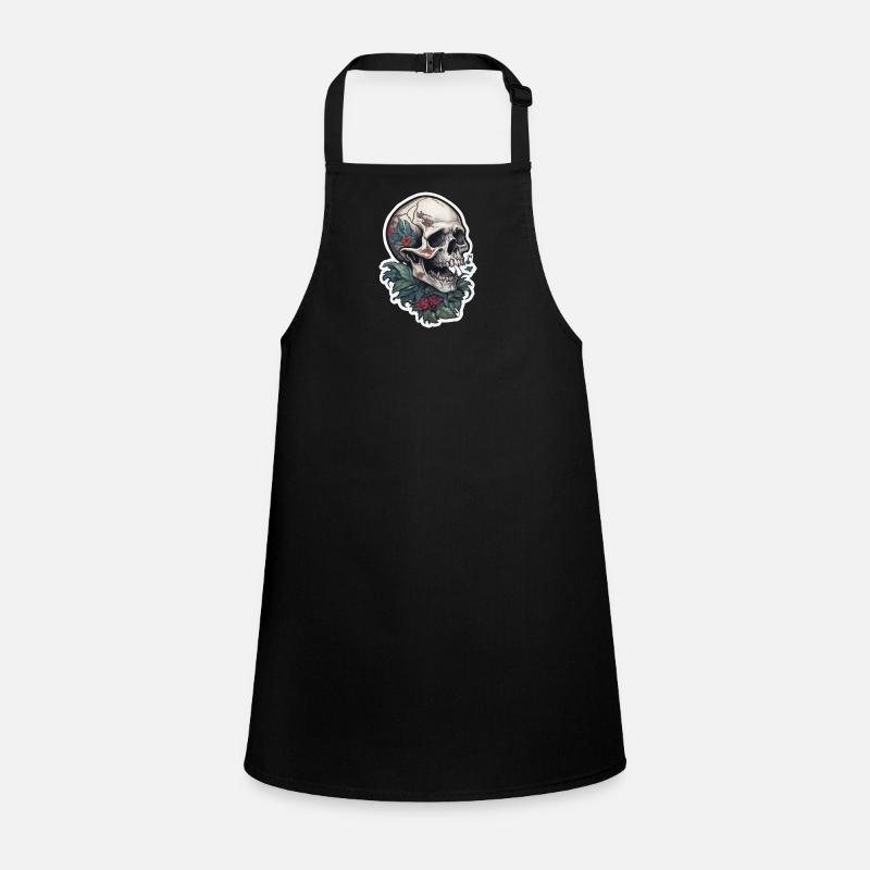 Tattoo Print Skull Design Children's Apron