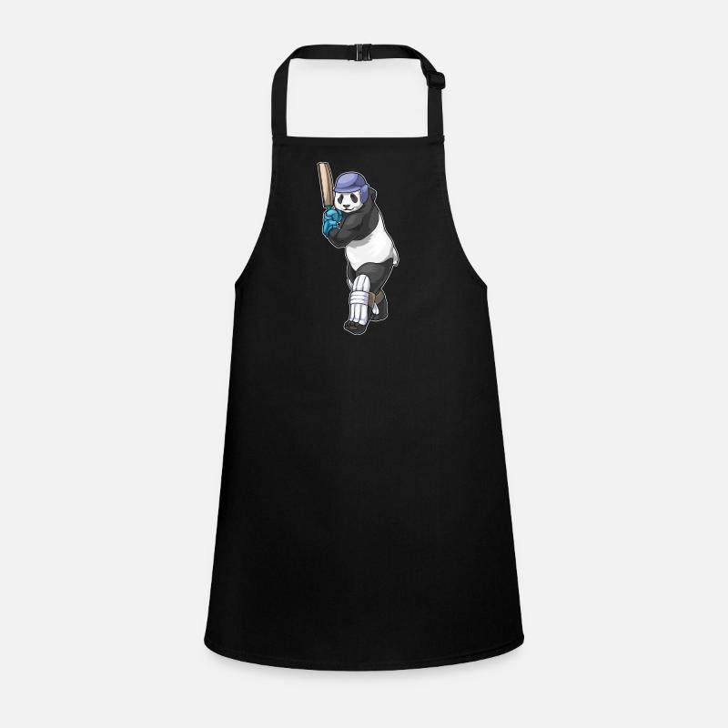 Panda Cricket Cricket Bats Children's Apron