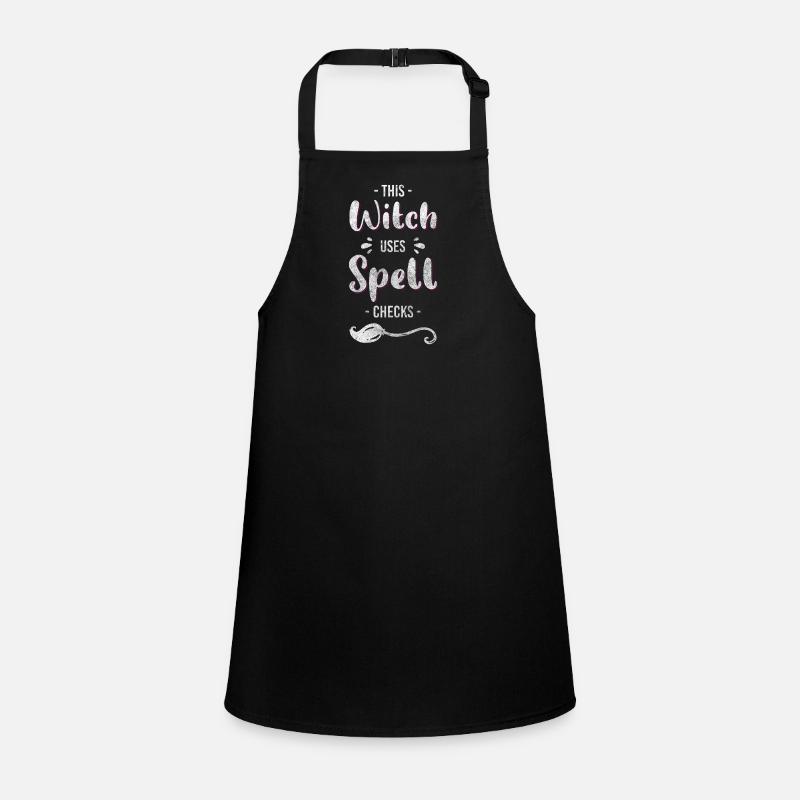 Sorcière d’Halloween Tablier Enfant