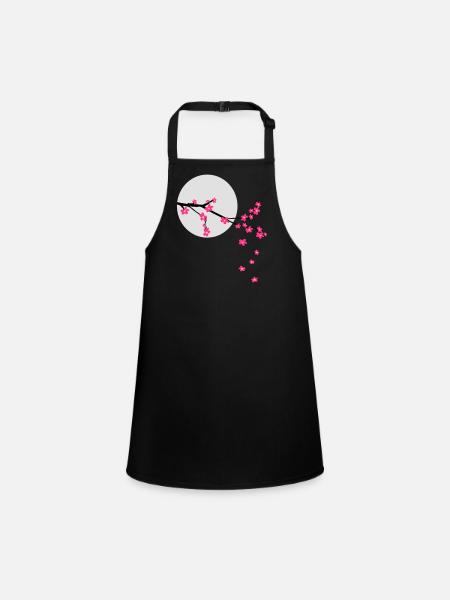 Sakura - Tablier Enfant - noir