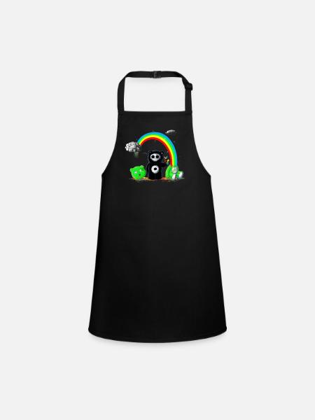 over the rainbow - Tablier Enfant - noir