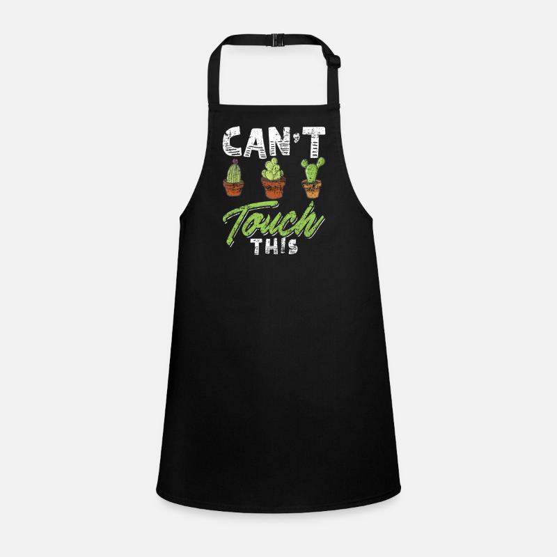 Funny Cactus Shirt Distressed Children's Apron