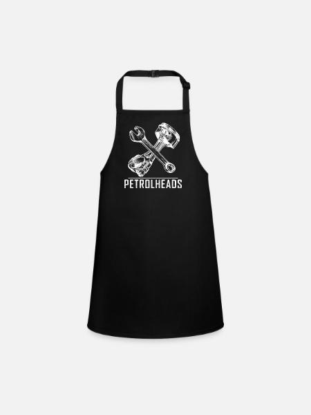 petrolheads - Children's Apron - black