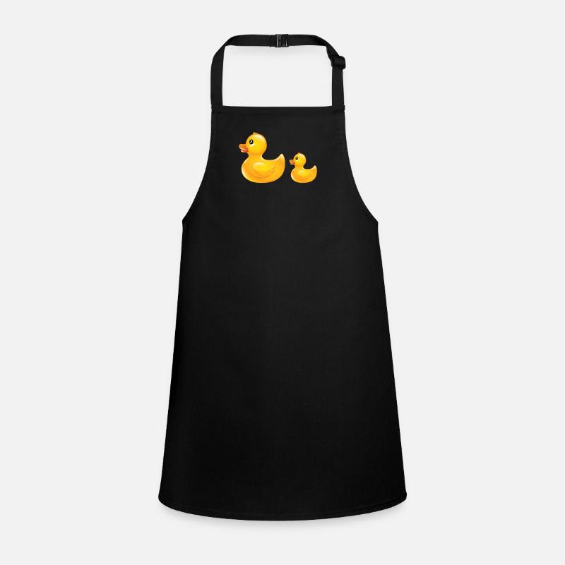 Mère canards enfants chiches Cadeau enfant enceinte - Tablier Enfant - noir