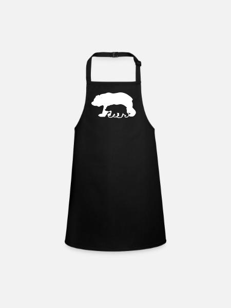 Autism Gift Asperger's Awareness ADHD Trisomy - Children's Apron - black - Front
