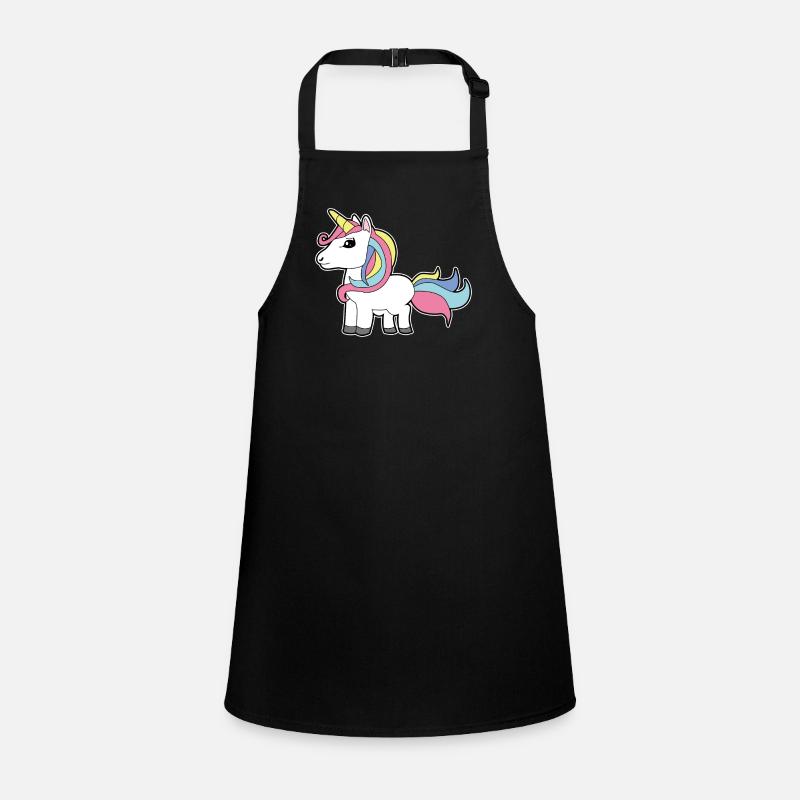 Unicorn coloré cheveux arc-en-ciel bébé cadeau idée Tablier Enfant