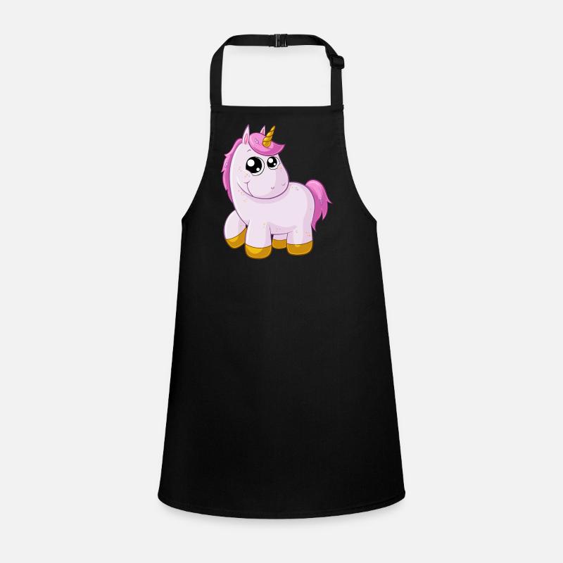 Licorne de dessin animé rose Tablier Enfant