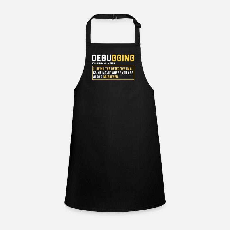 Debugging Programming Programmer Gift Children's Apron